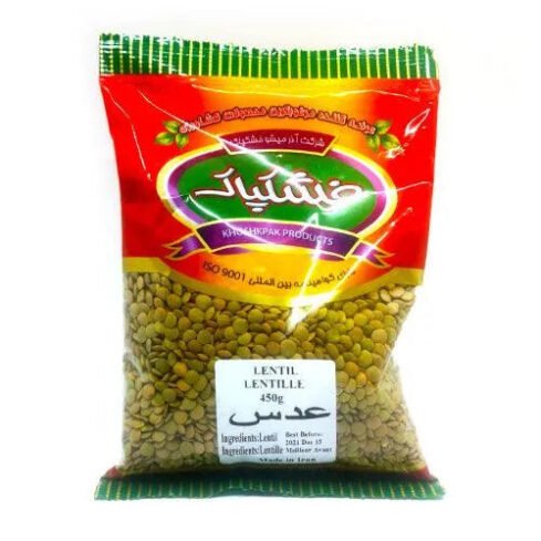 Khoshk pak Green Lentils 450 g